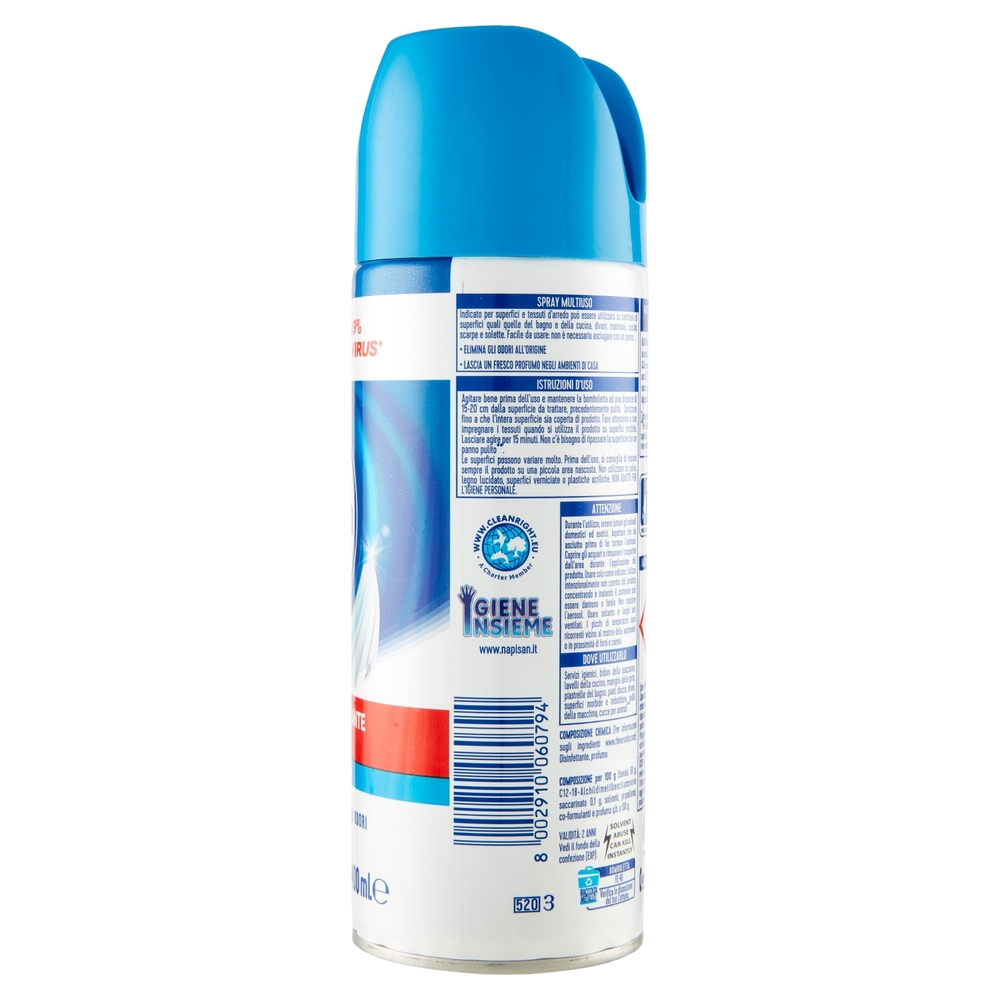 Napisan Spray Fresco Pulito Disinfettante Milleusi 400 ml